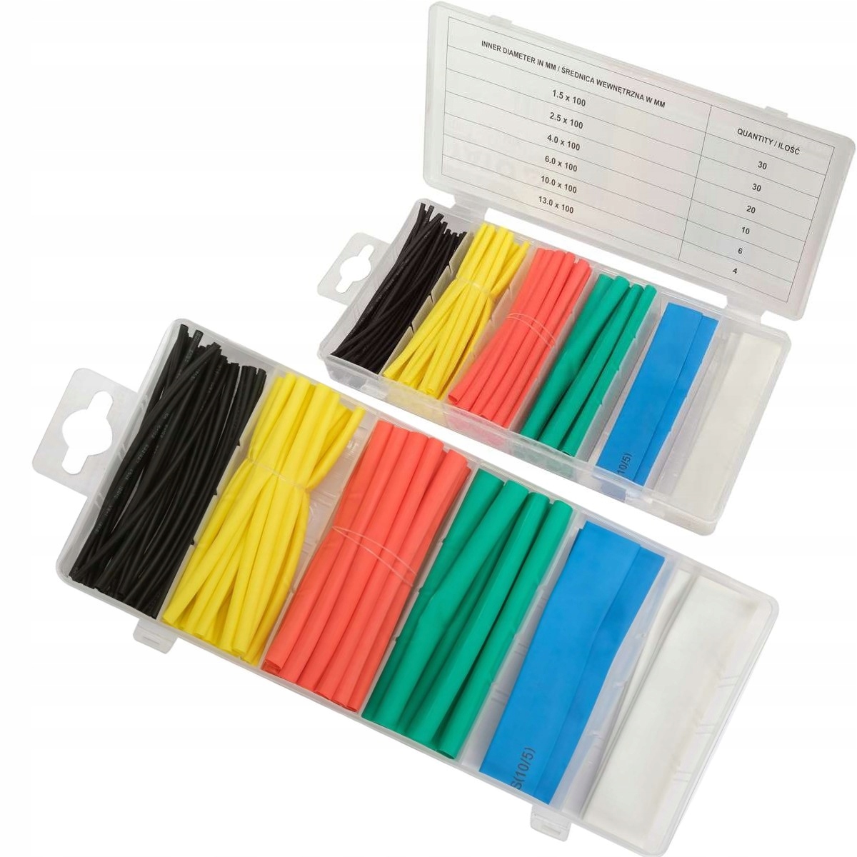 Zestaw koszulek termokurczliwych Yato 100 sztuk – Idealne rozwiązanie dla Twoich projektów