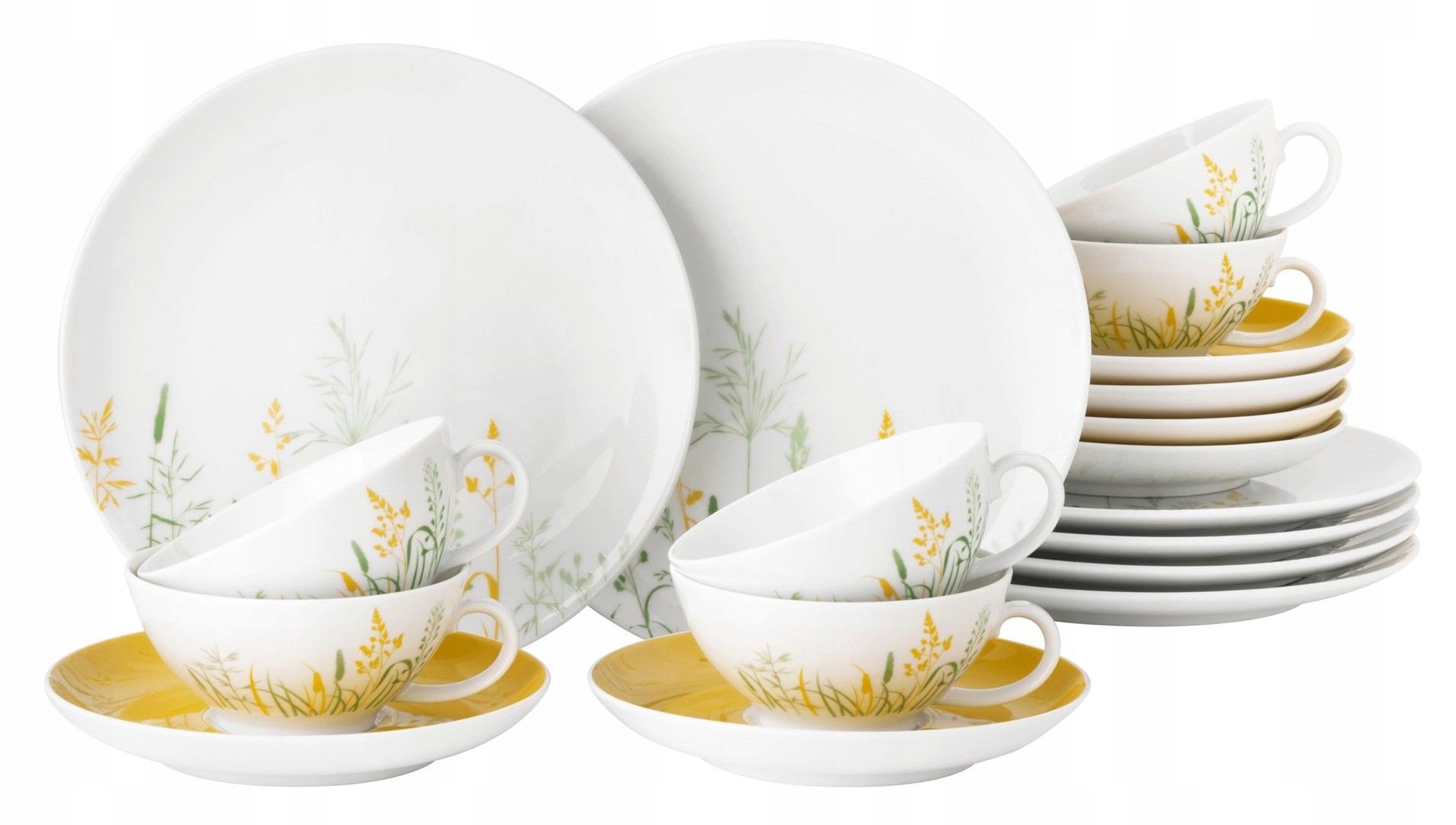 Serwis do herbaty dla 6 osób biały - porcelana Seltmann – Elegancja i funkcjonalność w Twoim domu