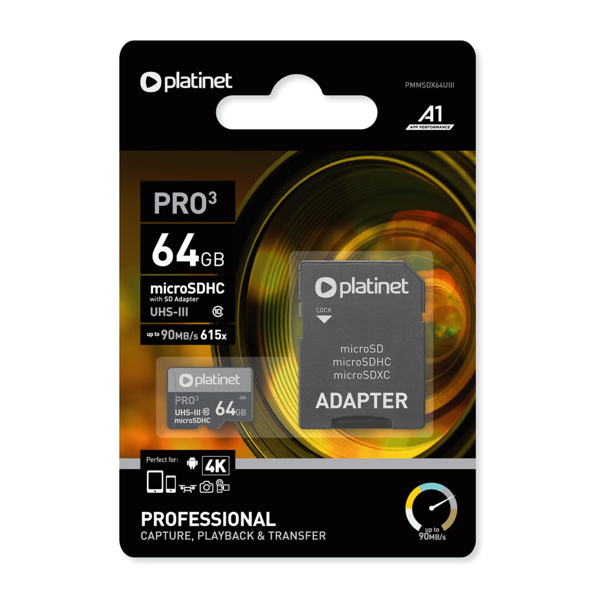 Szybkość odczytu i zapisu – Maksymalne osiągi do 90 MB/s