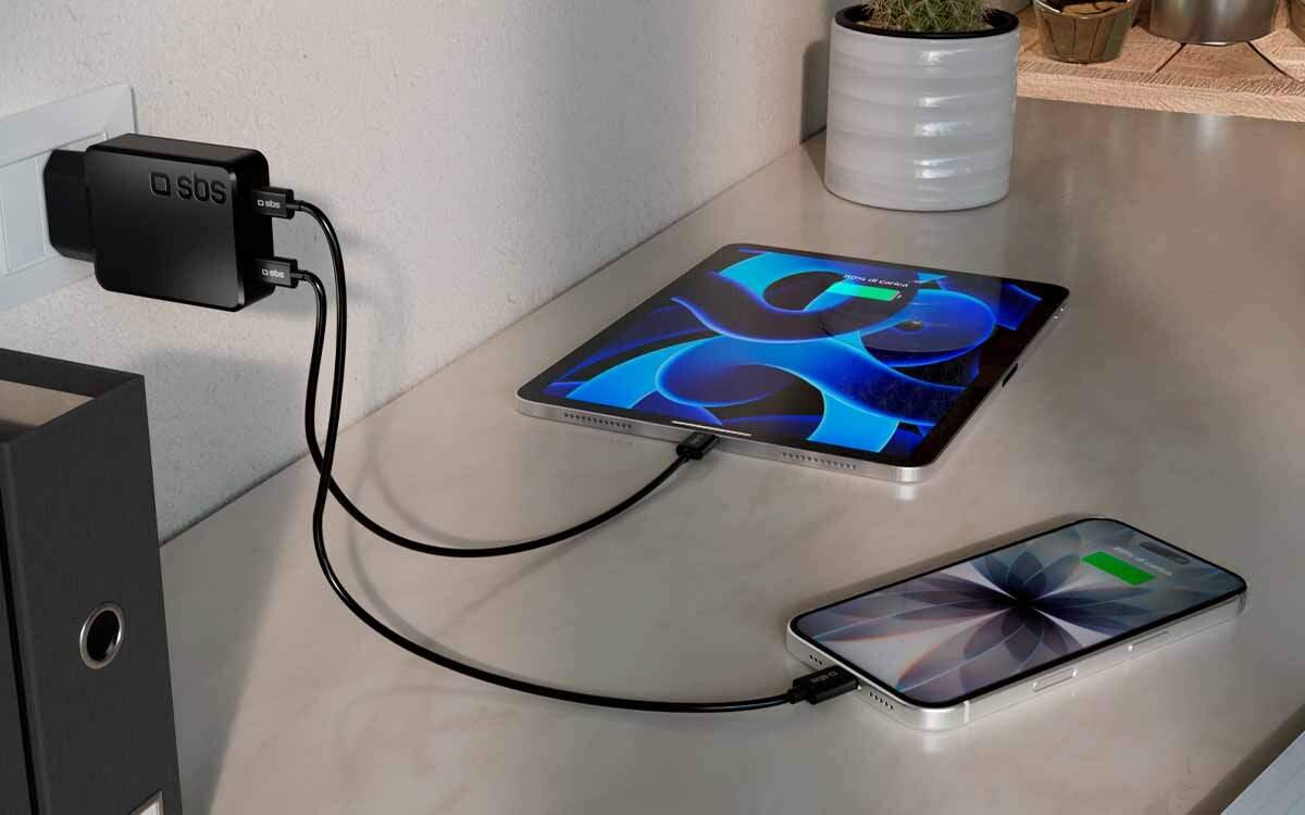 Wygodne ładowanie dwóch urządzeń jednocześnie