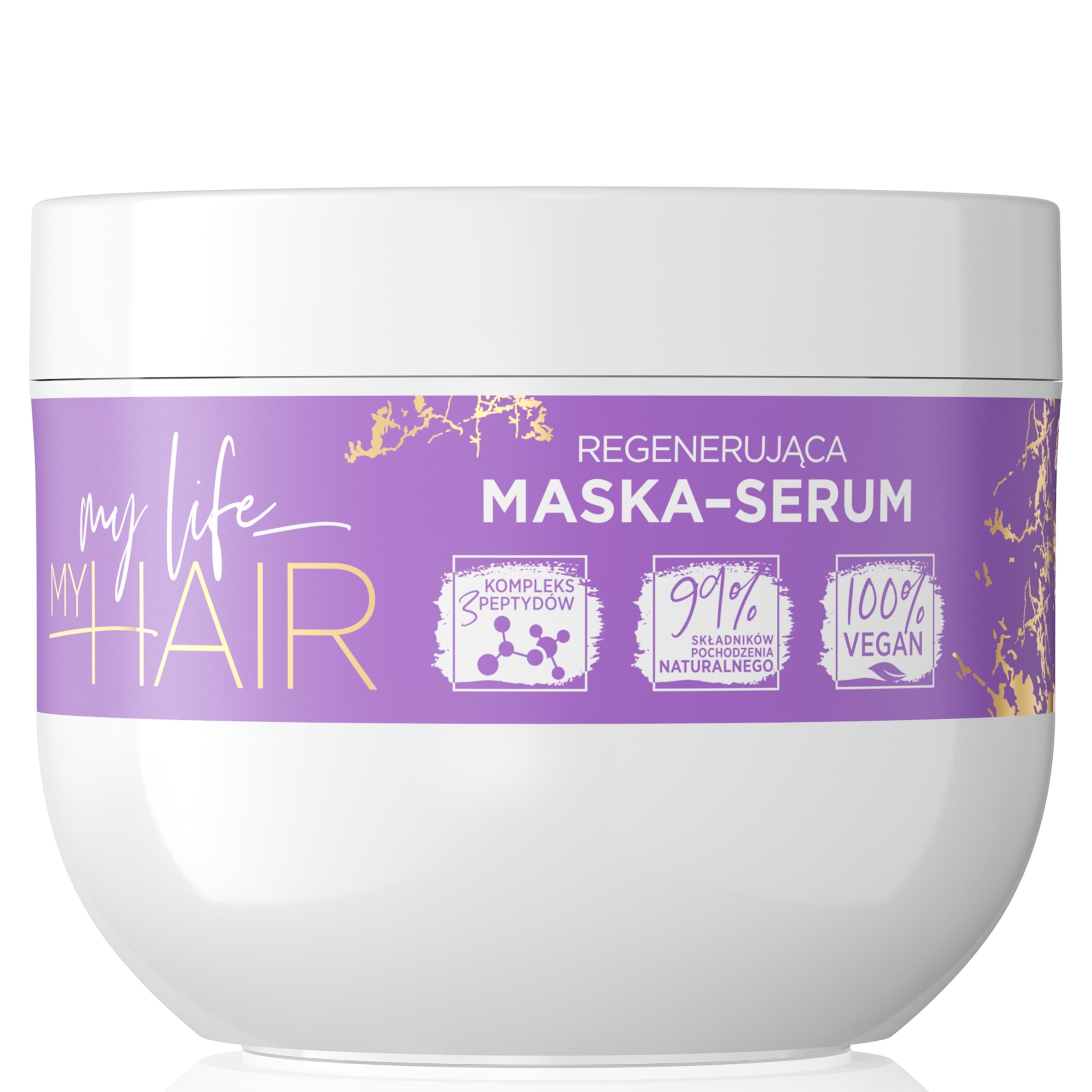 Eveline My Life My Hair Regenerująca Maska - Serum do włosów suchych, matowych i łamliwych