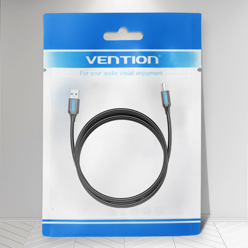 Kabel USB 2.0 A do B Vention COQBJ – Wydajność i niezawodność w każdym biurze