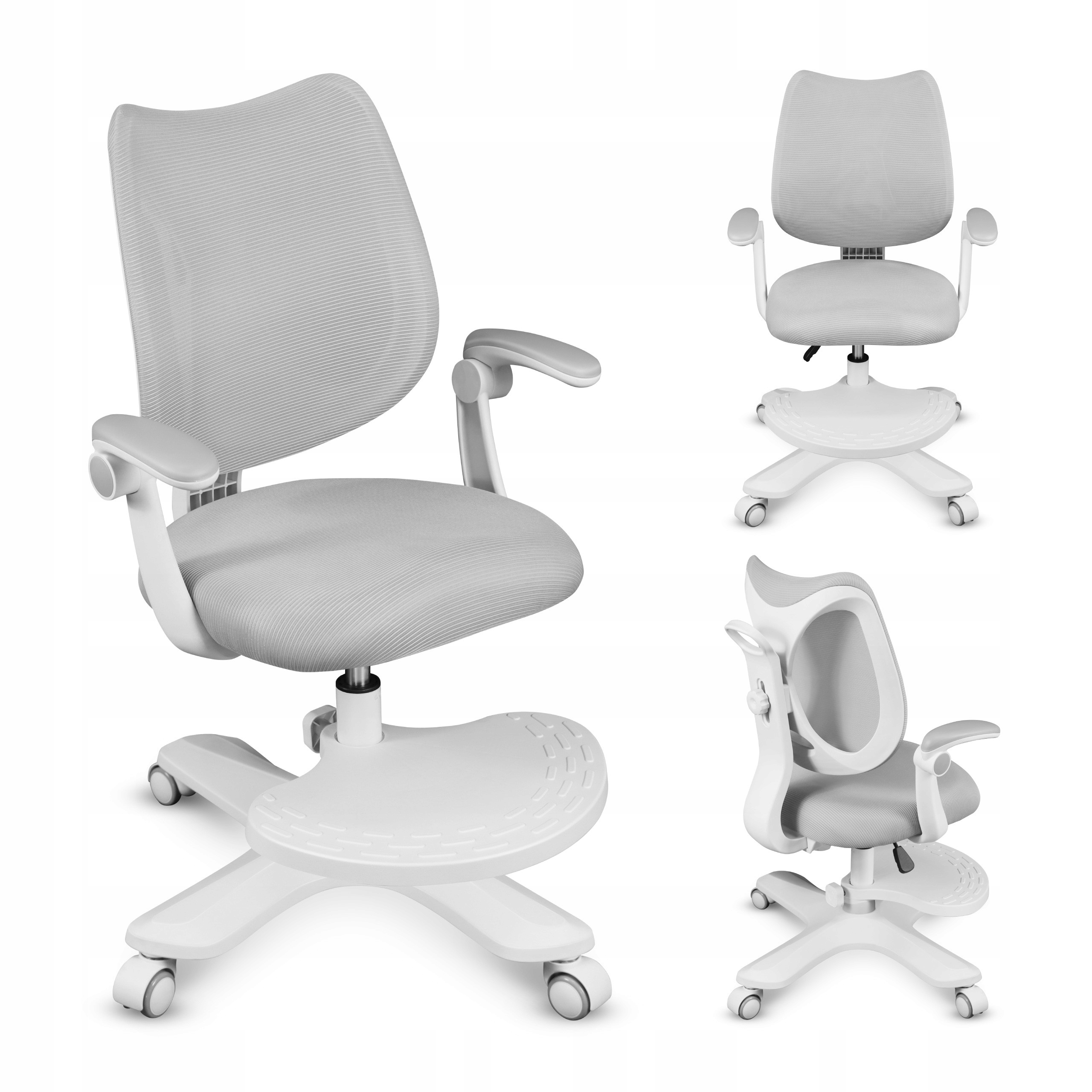 Fotel obrotowy Mark Adler Junior 4.6 Grey – Komfort i ergonomia dla dzieci