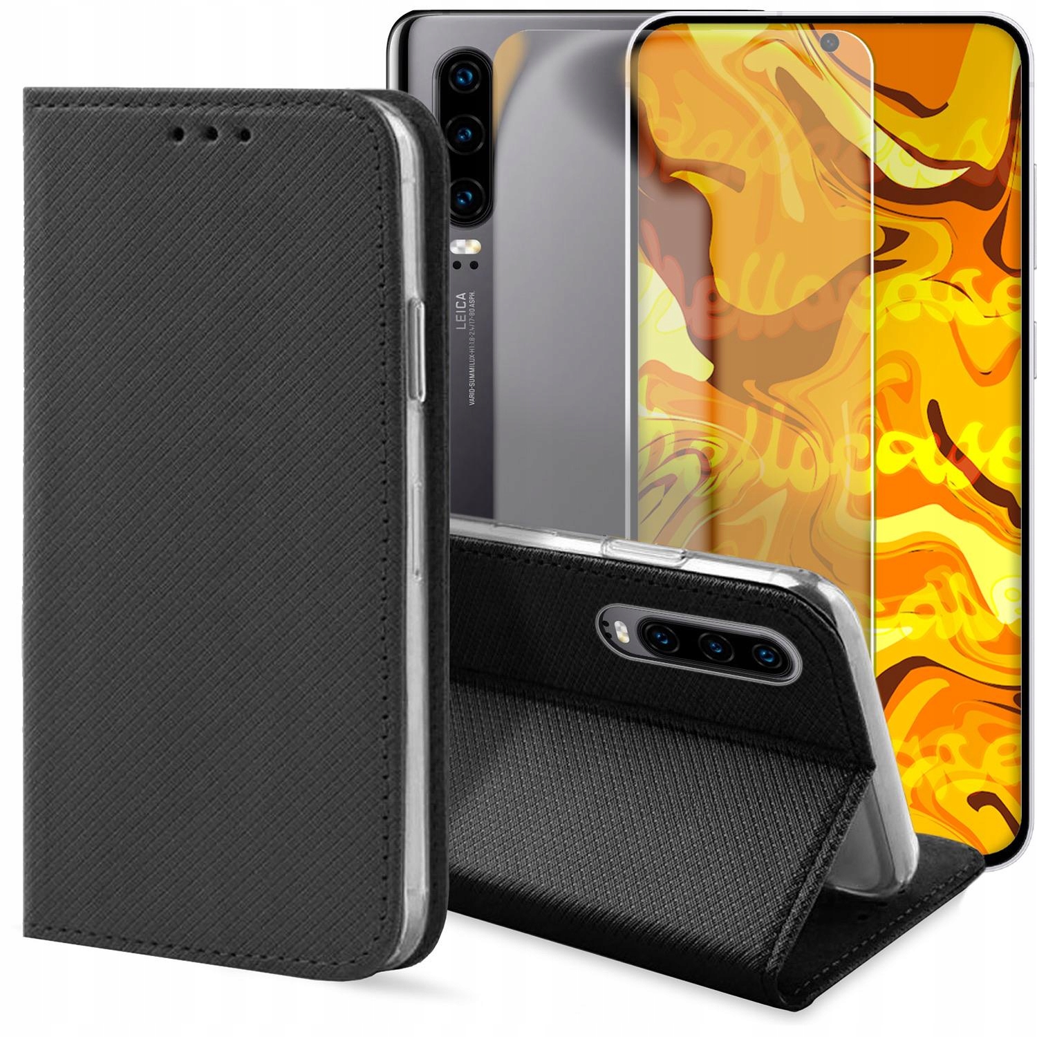Etui z Klapką Do Huawei P30 – Elegancja i Ochrona w Jednym