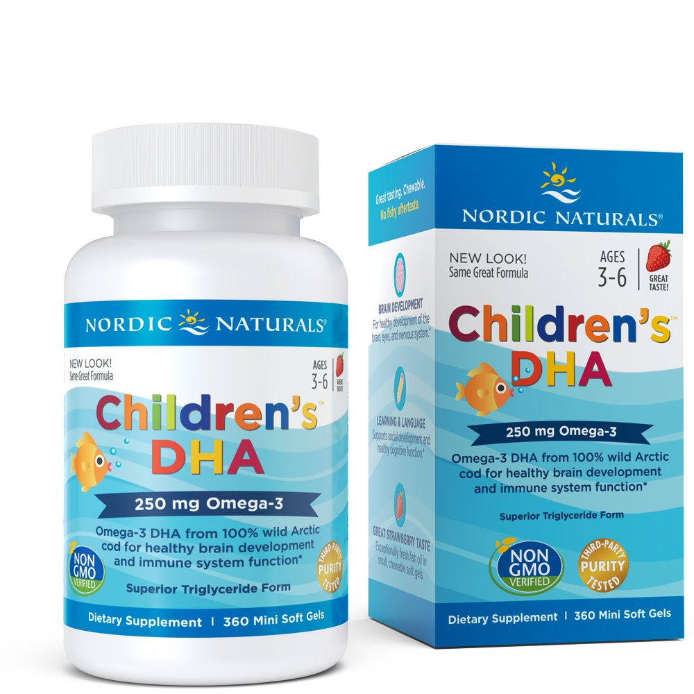 Nordic Naturals - Kwasy DHA dla Dzieci 250mg – Zdrowy rozwój Twojego dziecka