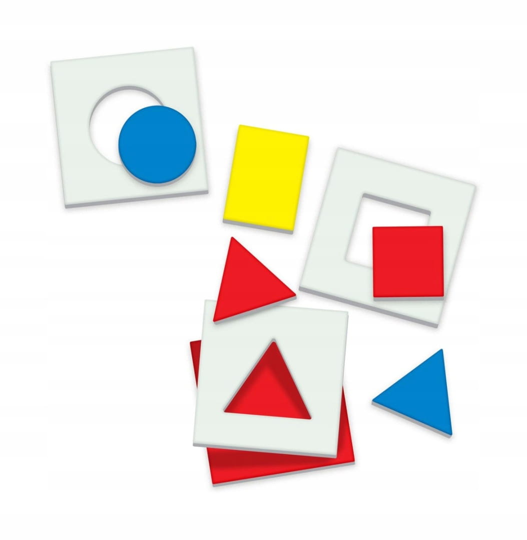 Kolorowe figury geometryczne i ich dopasowanie