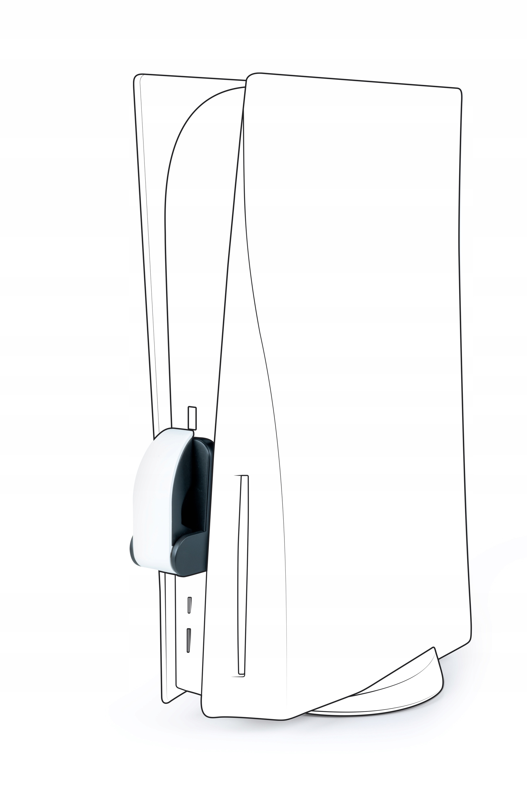 Ładowanie przez przednie gniazdo USB-C konsoli PS5