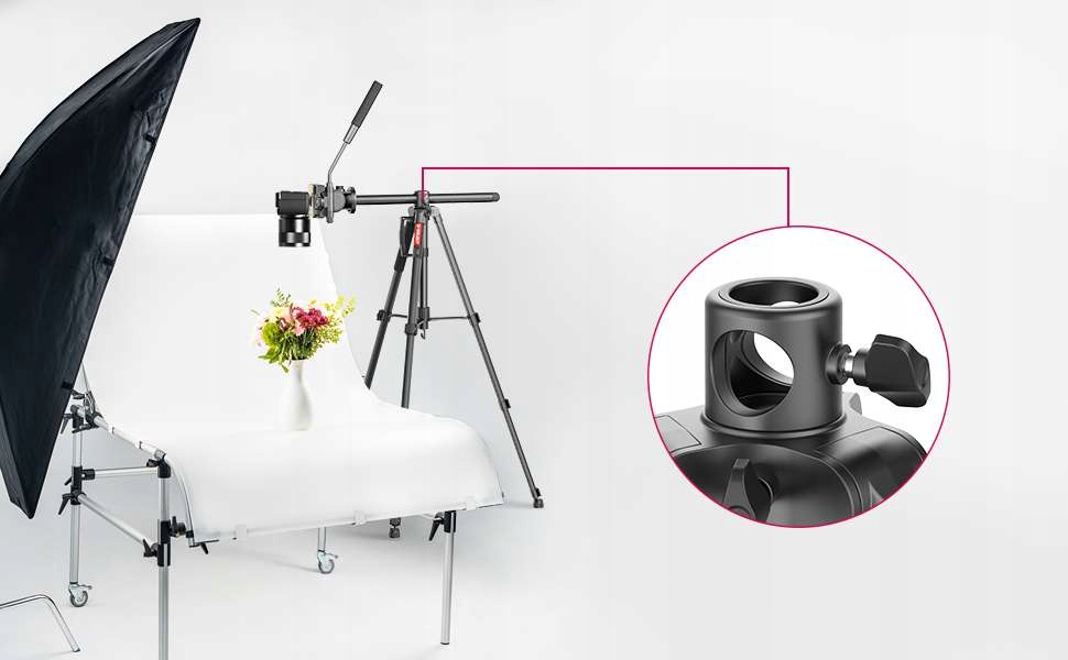 Stabilna konstrukcja z aluminium – idealny do cięższych kamer