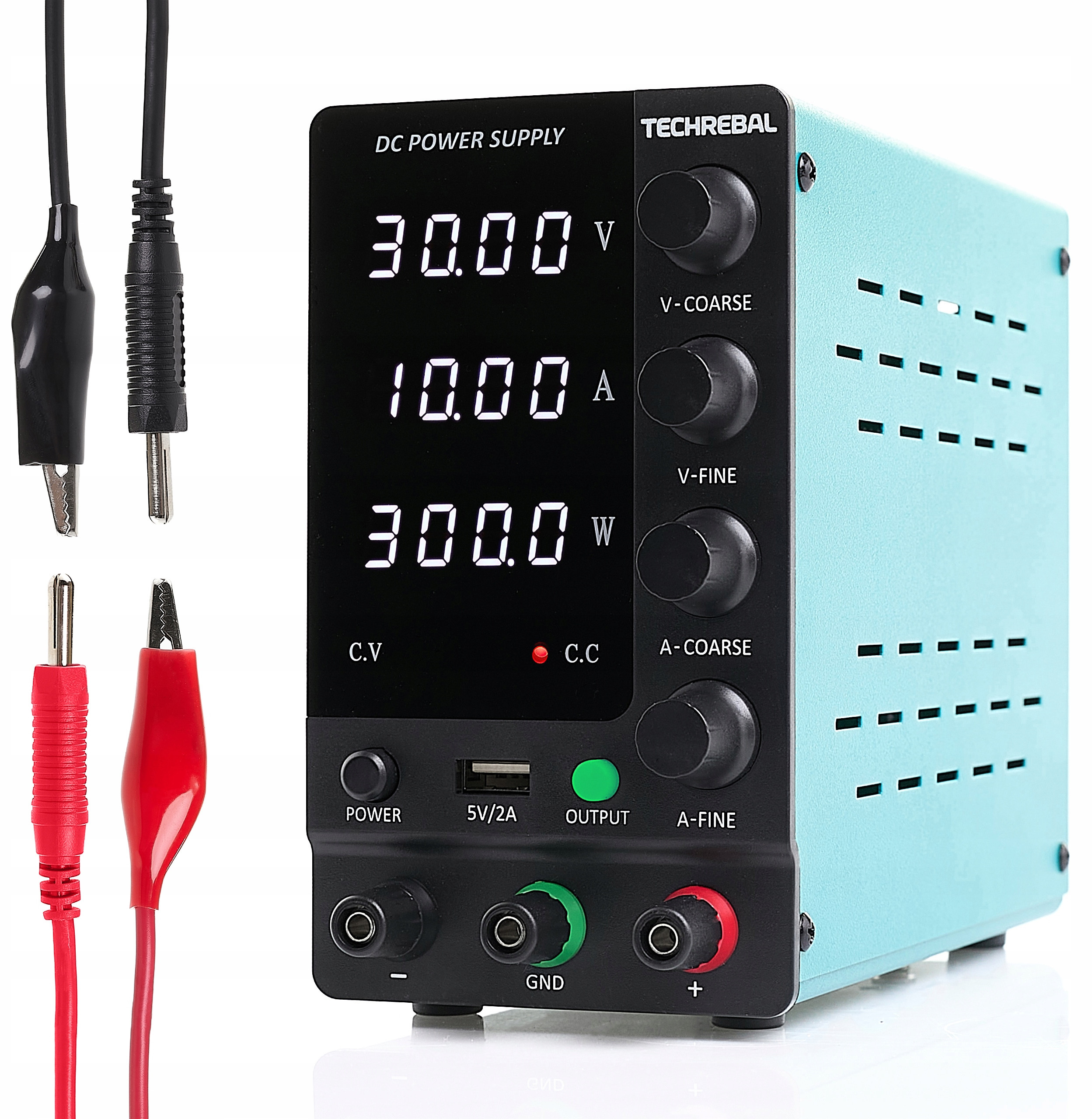 Zasilacz Laboratoryjny Serwisowy Techrebal SPS-C3010 30V 10A USB 5V – Niezbędne narzędzie w każdym serwisie