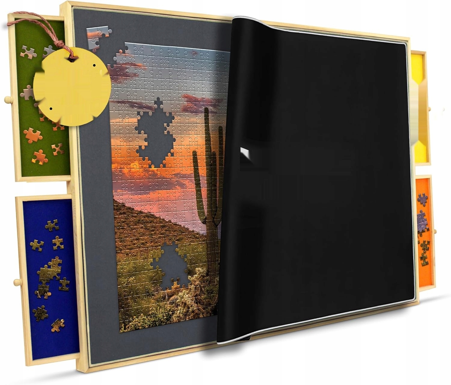 Łatwość przenoszenia i przechowywania puzzli