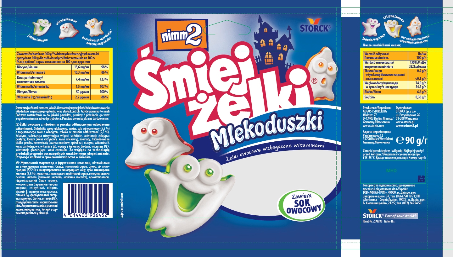 Zabawne postacie duszków w różnych kształtach