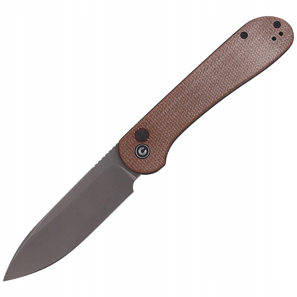 Nóż CIVIVI Button Lock Elementum Brown Micarta – Idealny towarzysz na każdą wyprawę