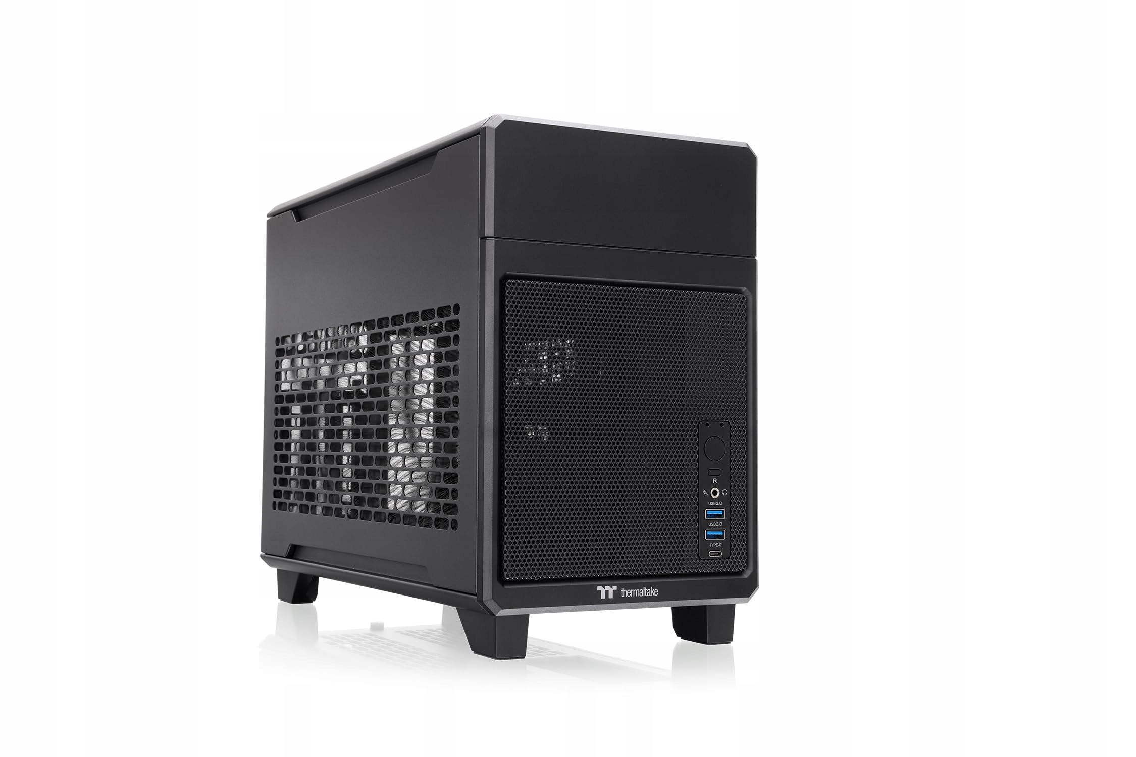 Thermaltake TR100 Mini Tower – Kompaktowa obudowa komputerowa w kolorze czarnym