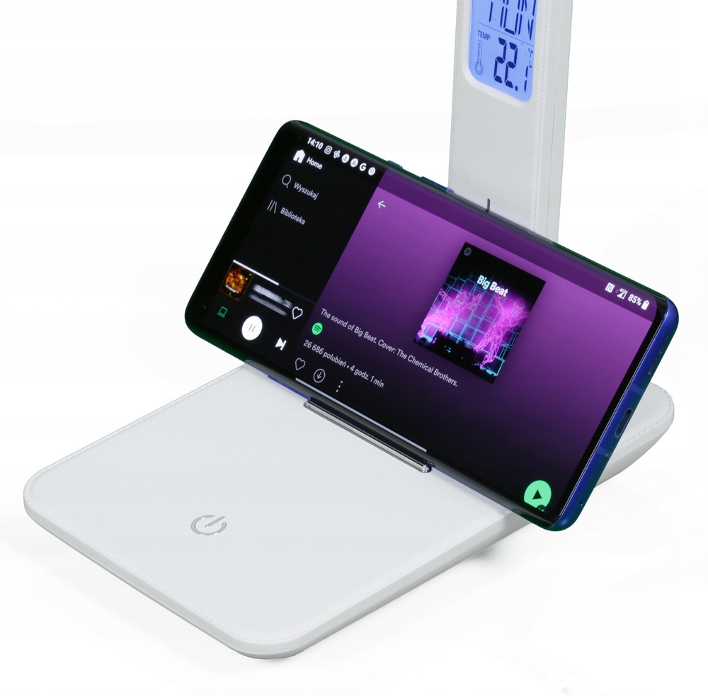 Funkcje wyświetlacza LCD – Zegar, termometr i alarm w jednym