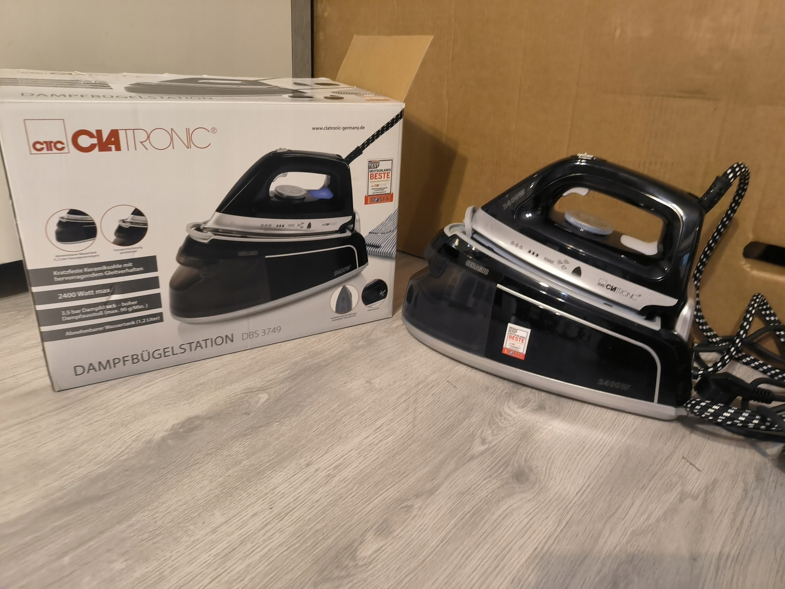 Optymalne generowanie pary dzięki 11 dyszom parowym