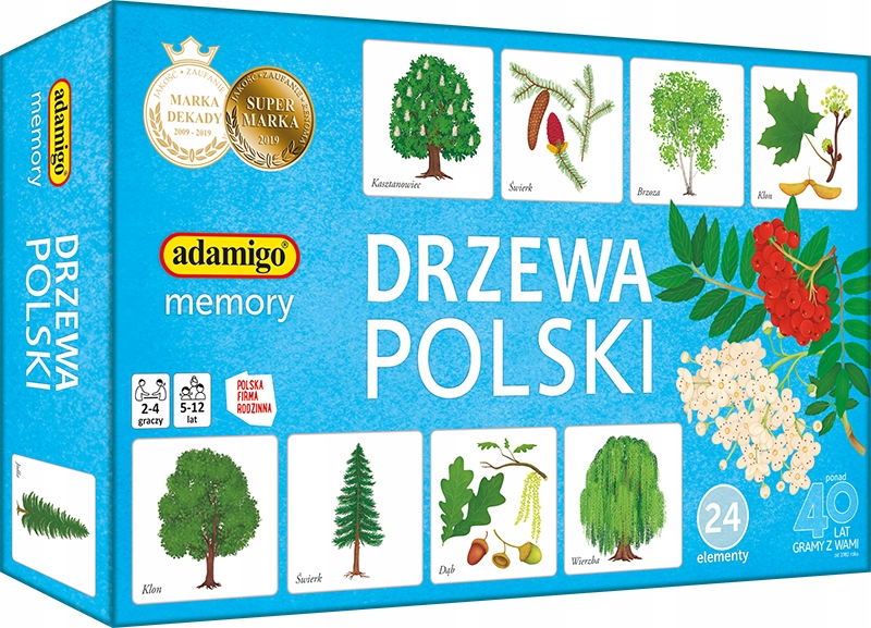 Gra Memory - Drzewa Polski – Odkryj piękno polskiej przyrody