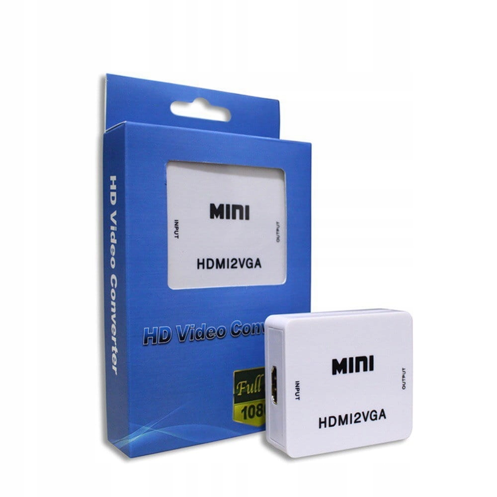 Adapter AV ŚwiatKabli – Konwerter obrazu i dźwięku z HDMI na VGA + audio