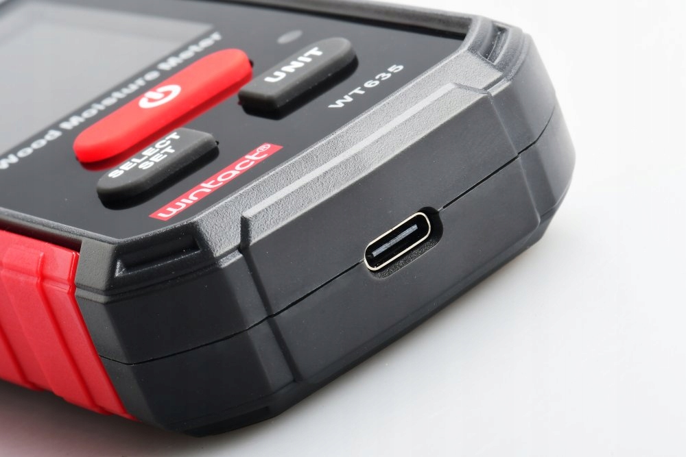 Opis elementów i wyświetlacza wilgotnościomierza