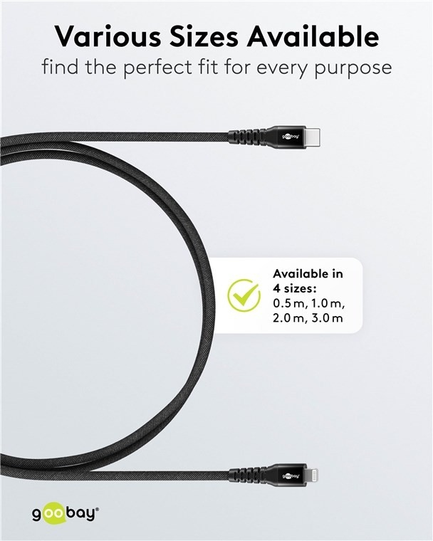 Długi kabel o długości 3 m – idealny do biura i domu