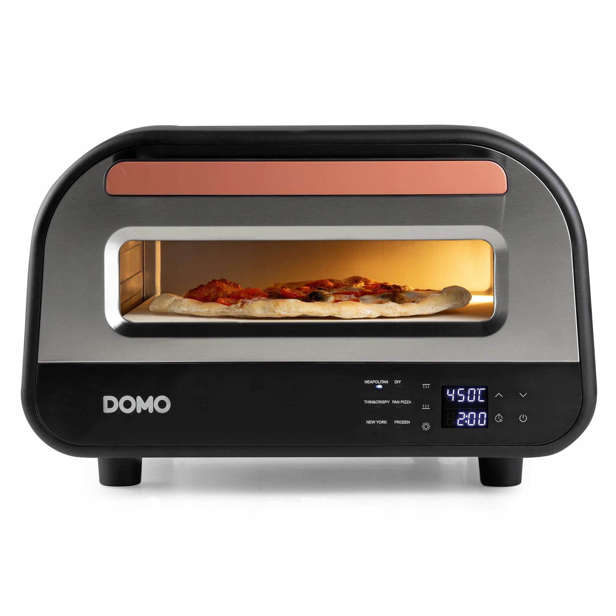 DOMO DO9289PZ – Elektryczny piec do pizzy wolnostojący, idealny do domowej kuchni