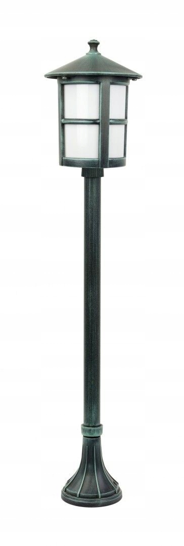 Lampa zewnętrzna stojąca Cordoba II patyna zieleń 101 cm Suma – Elegancja i funkcjonalność w Twoim ogrodzie