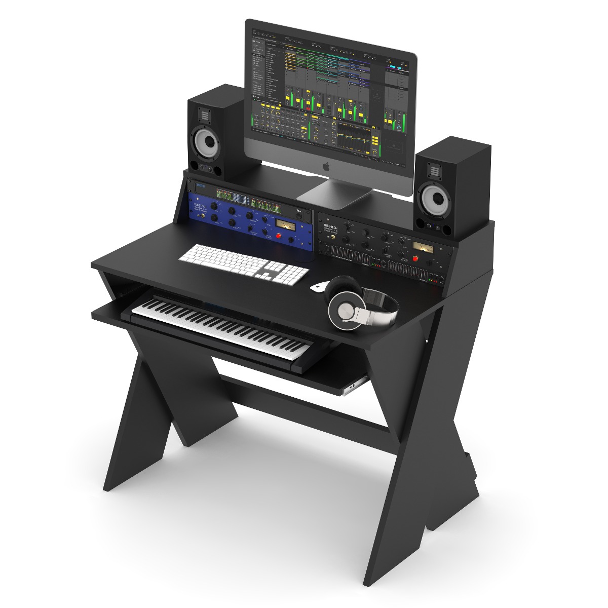 GLORIOUS Sound Desk Compact Black – Idealne biurko do pracy w biurze i w domu