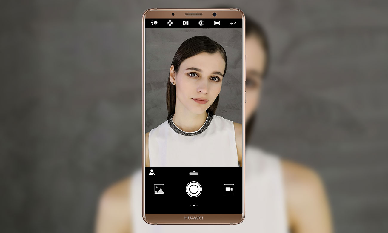 Huawei Mate 10 Pro efekt bokeh inteligentny algorytm identyfikujący