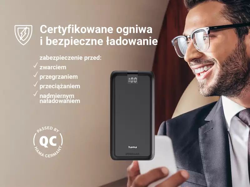 Certyfikowane ogniwa zapewniające bezpieczne ładowanie