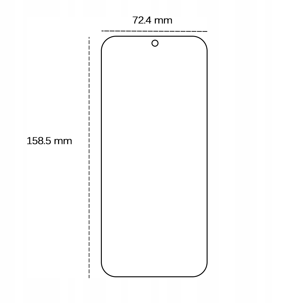 Cienka konstrukcja 0,3 mm – Pełna czułość ekranu dotykowego