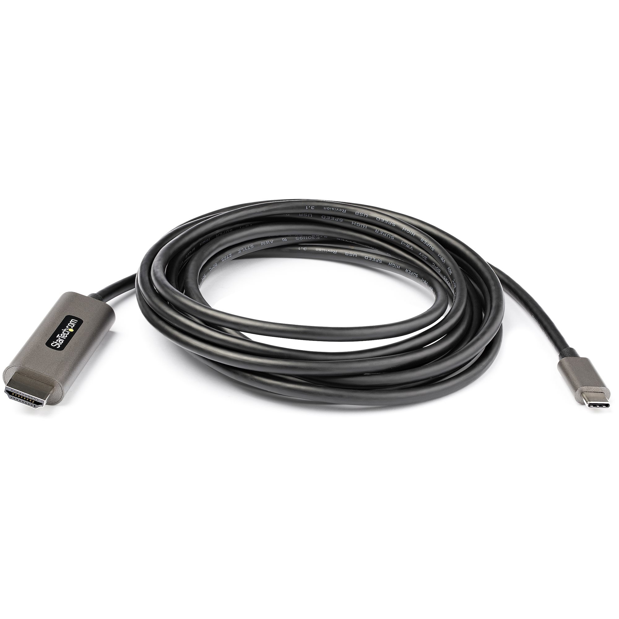 Kabel USB-C - HDMI 3 m Czarno-szary (CDP2HDMM3MH) – Idealne połączenie dla Twojego sprzętu
