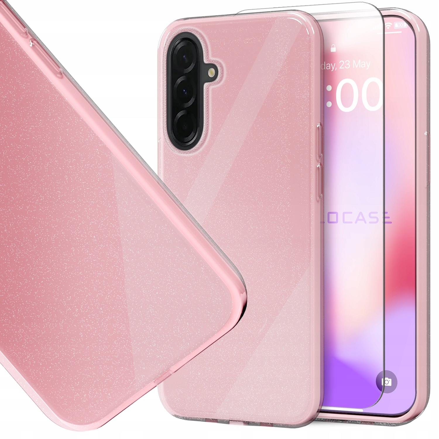Etui do Samsung Galaxy A36 5G Różowe Silikon Szkło – Elegancja i Ochrona w Jednym