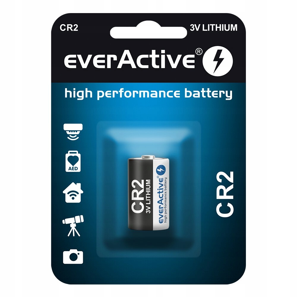 Bateria CR2 everActive – Niezawodne źródło energii dla Twoich urządzeń
