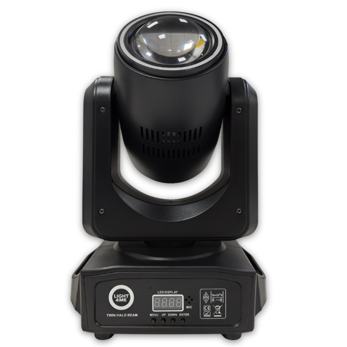 LIGHT4ME TWIN HALO BEAM – Podwójna głowica ruchoma z efektem ring