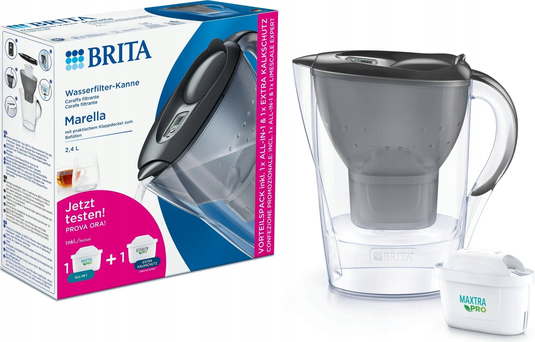 Dzbanek filtrujący Brita Marella 2,4l – Czysta woda na wyciągnięcie ręki