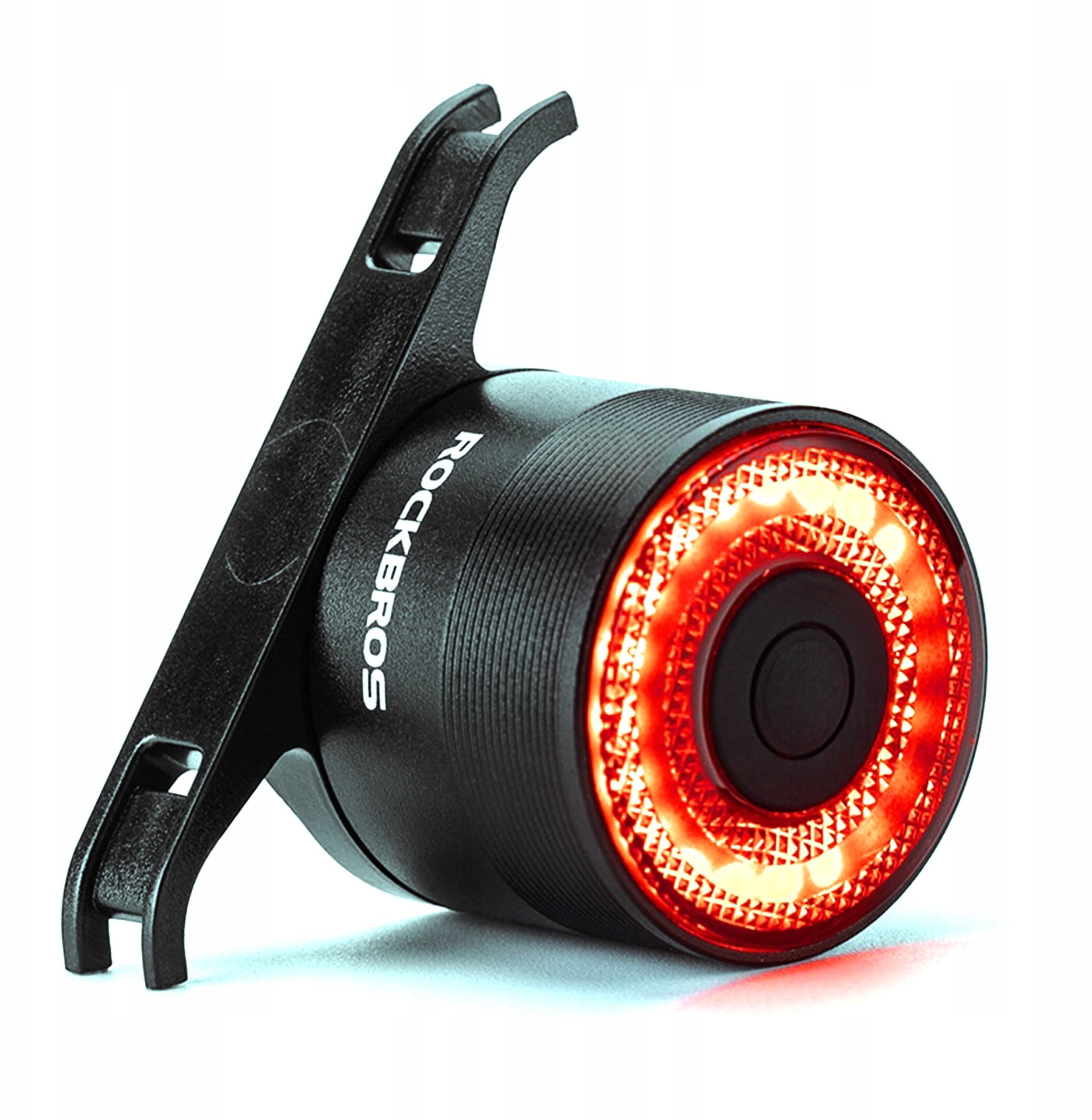 Lampa rowerowa Rockbros Q3 tylna z inteligentnym systemem stop - czarna