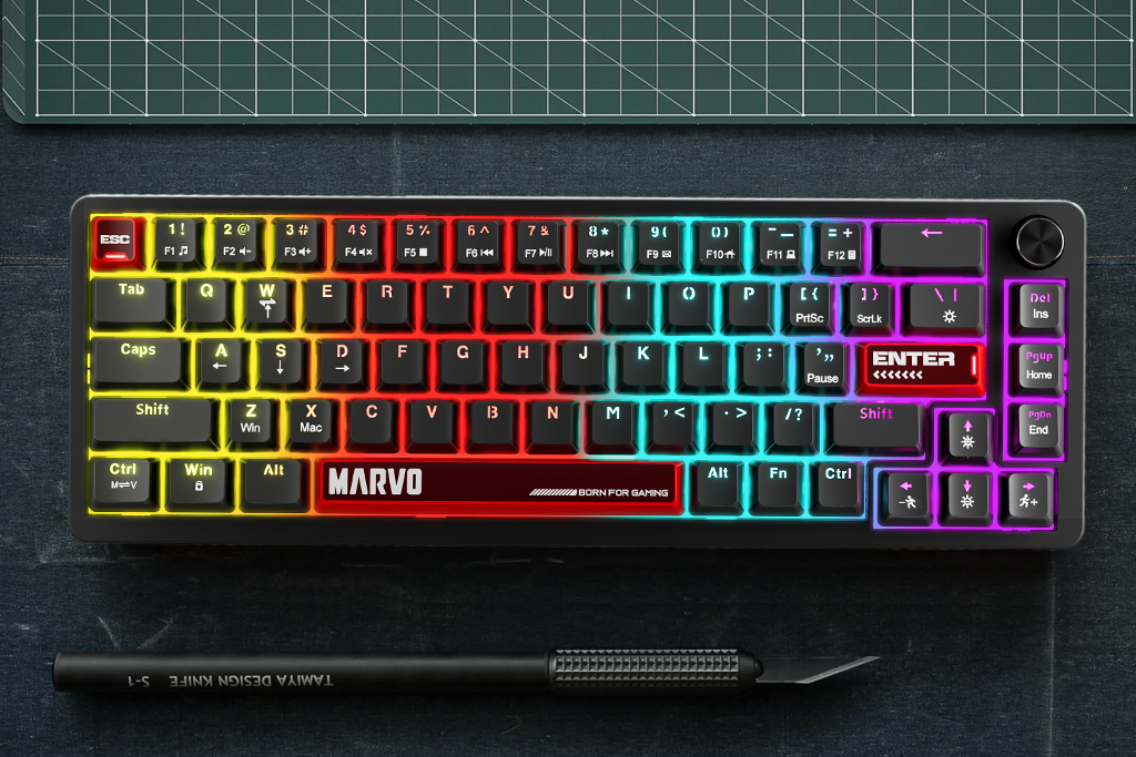 MARVO Arma 67 - widok boczny z pokrętłem