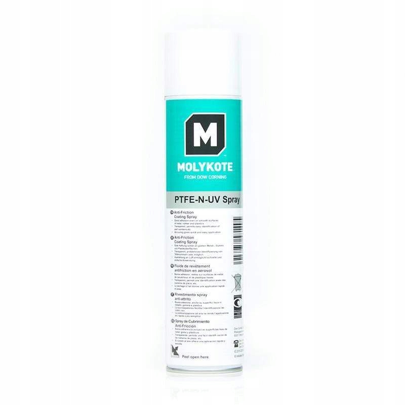 Molykote PTFE-N UV Spray 400ml – Innowacyjna powłoka przeciwtarciowa