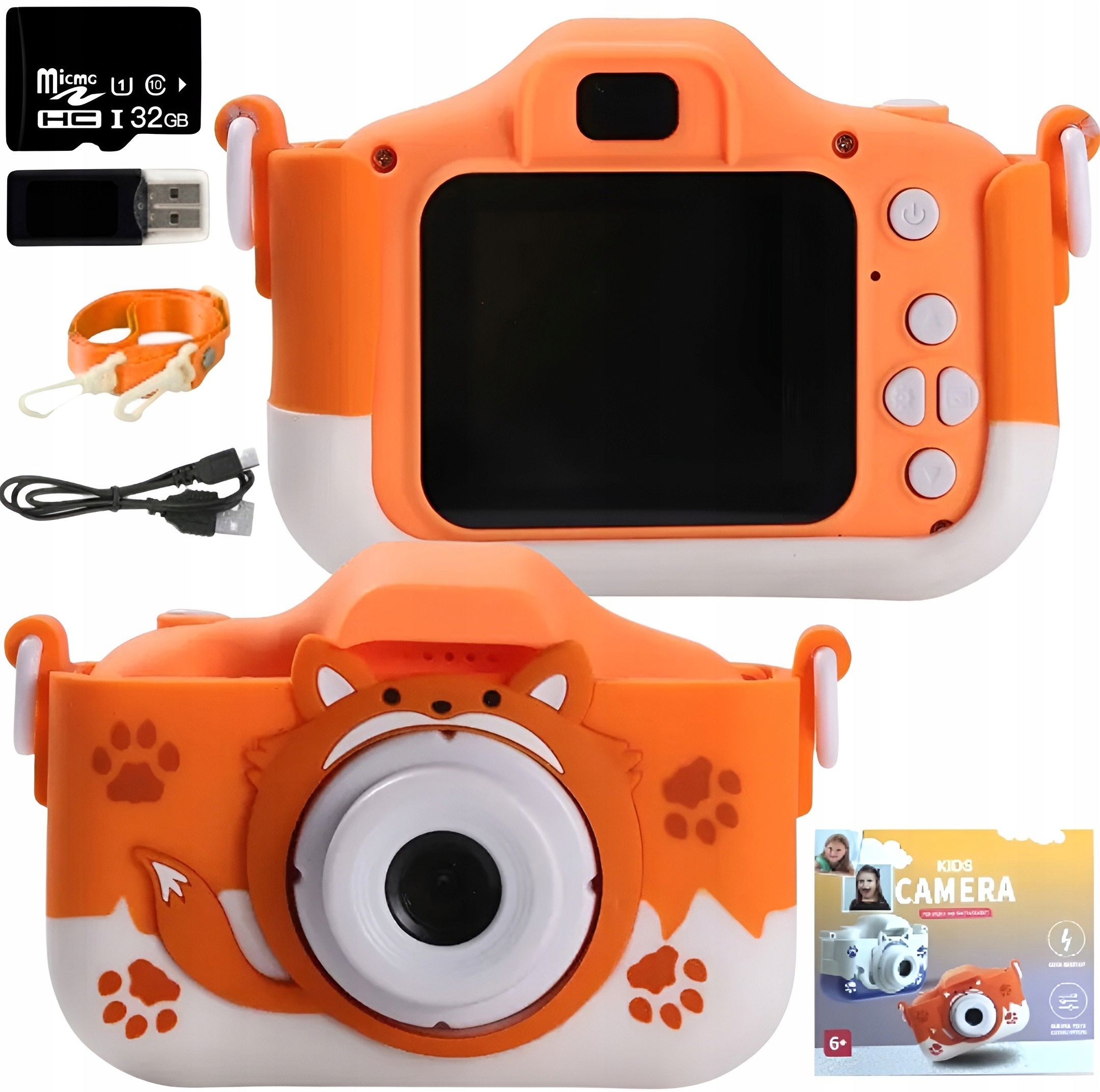 APARAT DLA DZIECI KAMERA ZABAWKA 40Mpx +KARTA 32GB