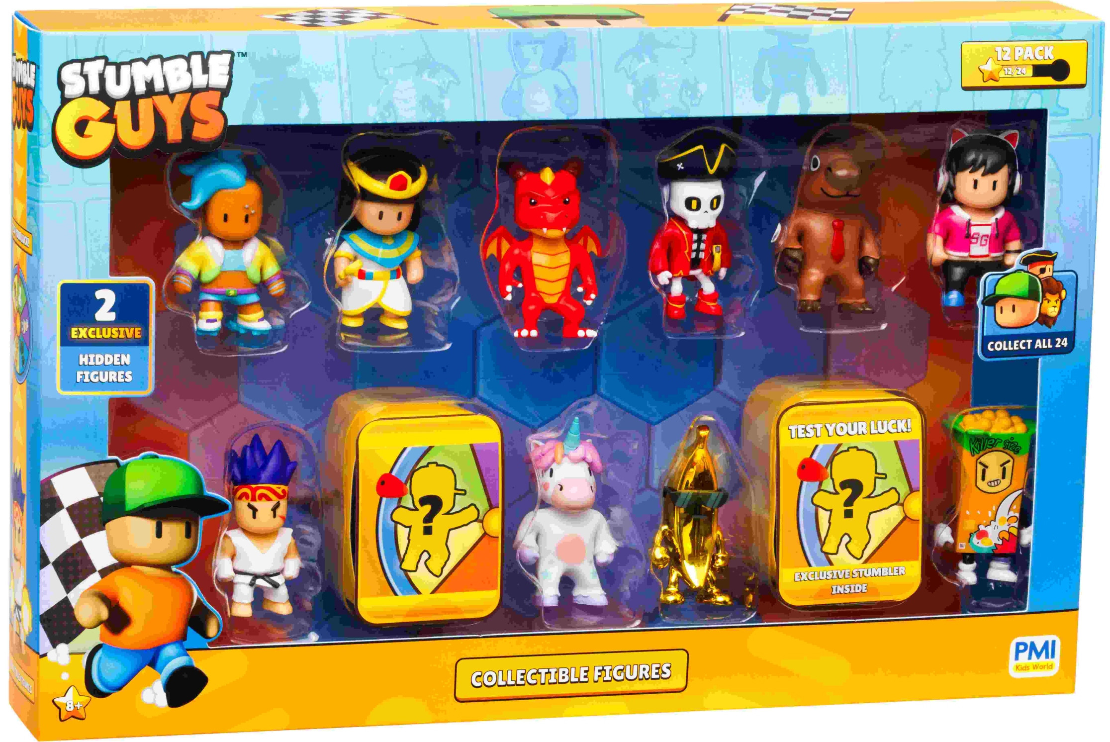 Figurka STUMBLE GUYS - Zestaw Deluxe 12 szt. Ver.A – Odkryj świat zabawy!