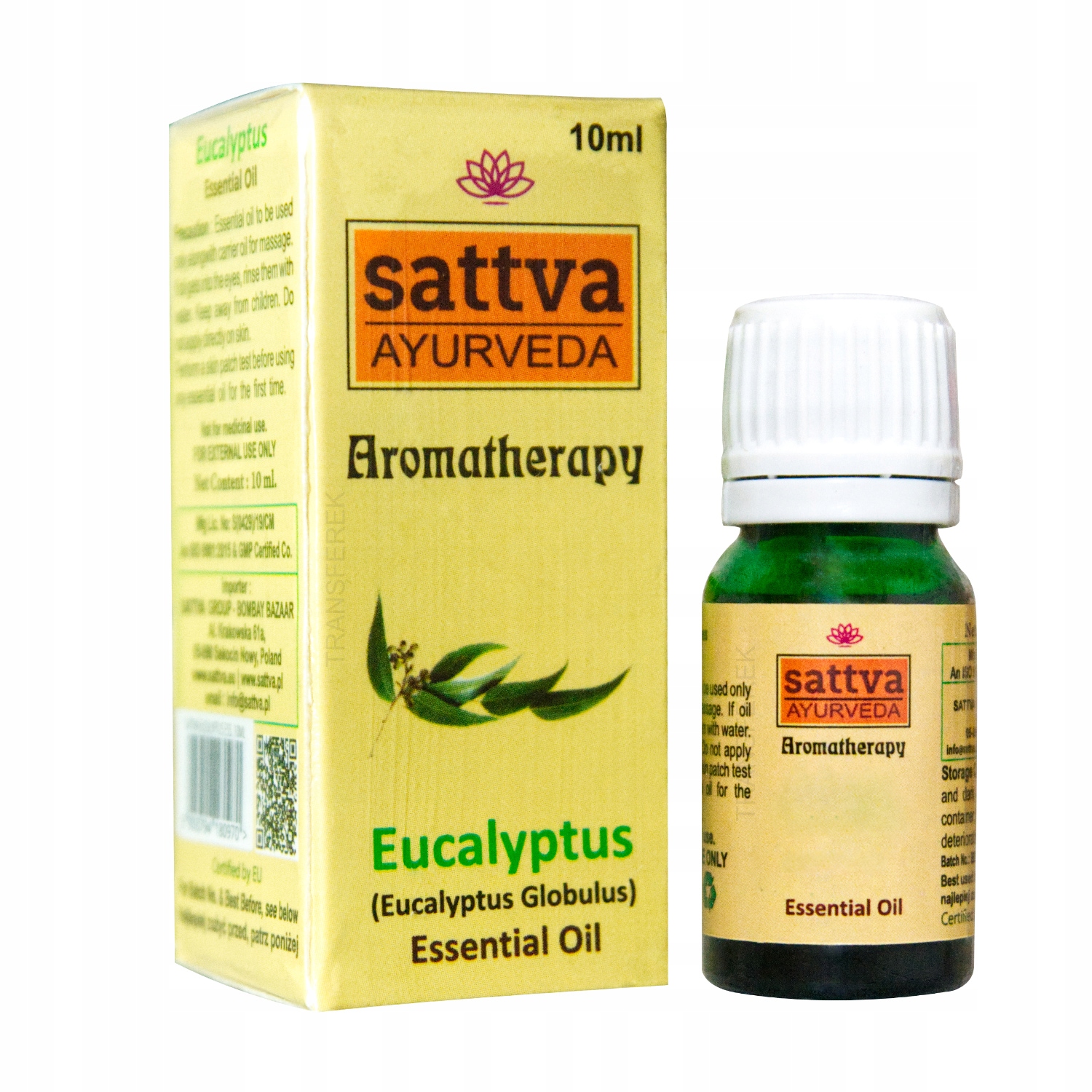 Sattva Olejek Eteryczny Eukaliptus 10ml – wsparcie dla zdrowia