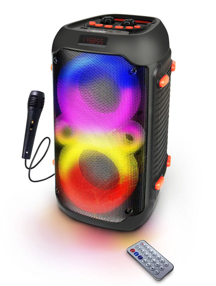 Przenośny głośnik z funkcją karaoke