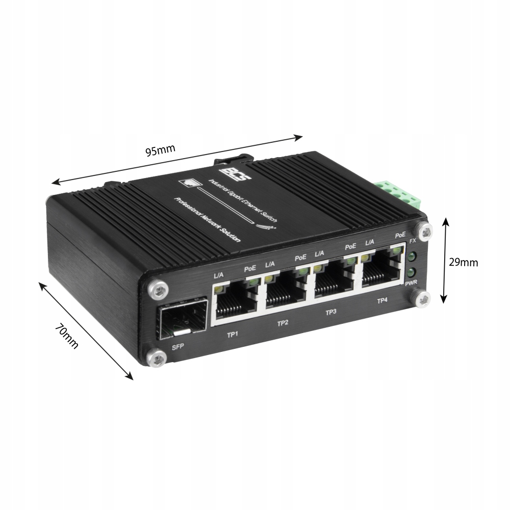 Montaż na szynę DIN – idealne do zastosowań przemysłowych