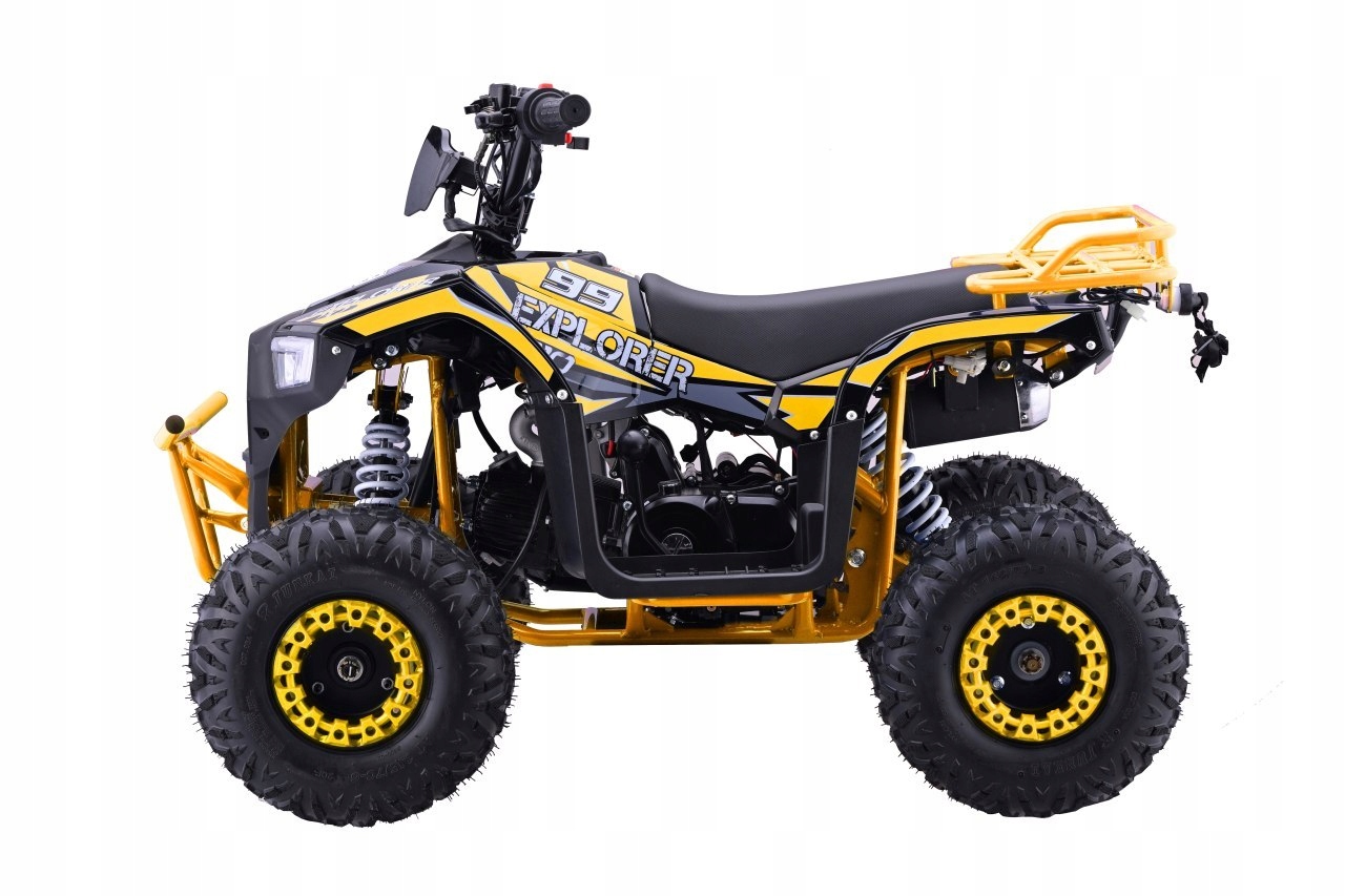 Atrakcyjny design – Żółty quad dla małych odkrywców