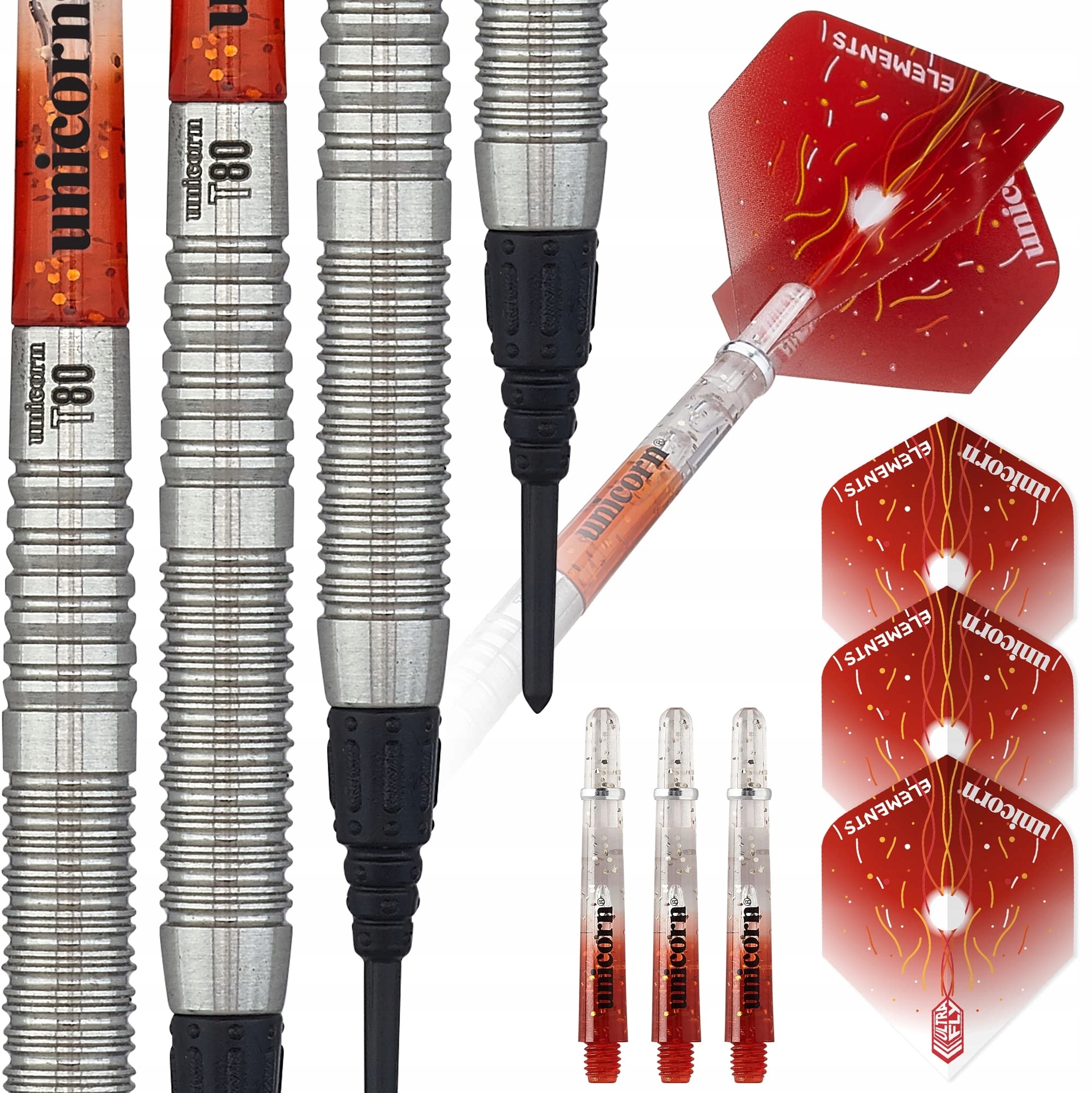 Piórka Elements Shafty Gripper – Doskonałe do tarcz elektronicznych
