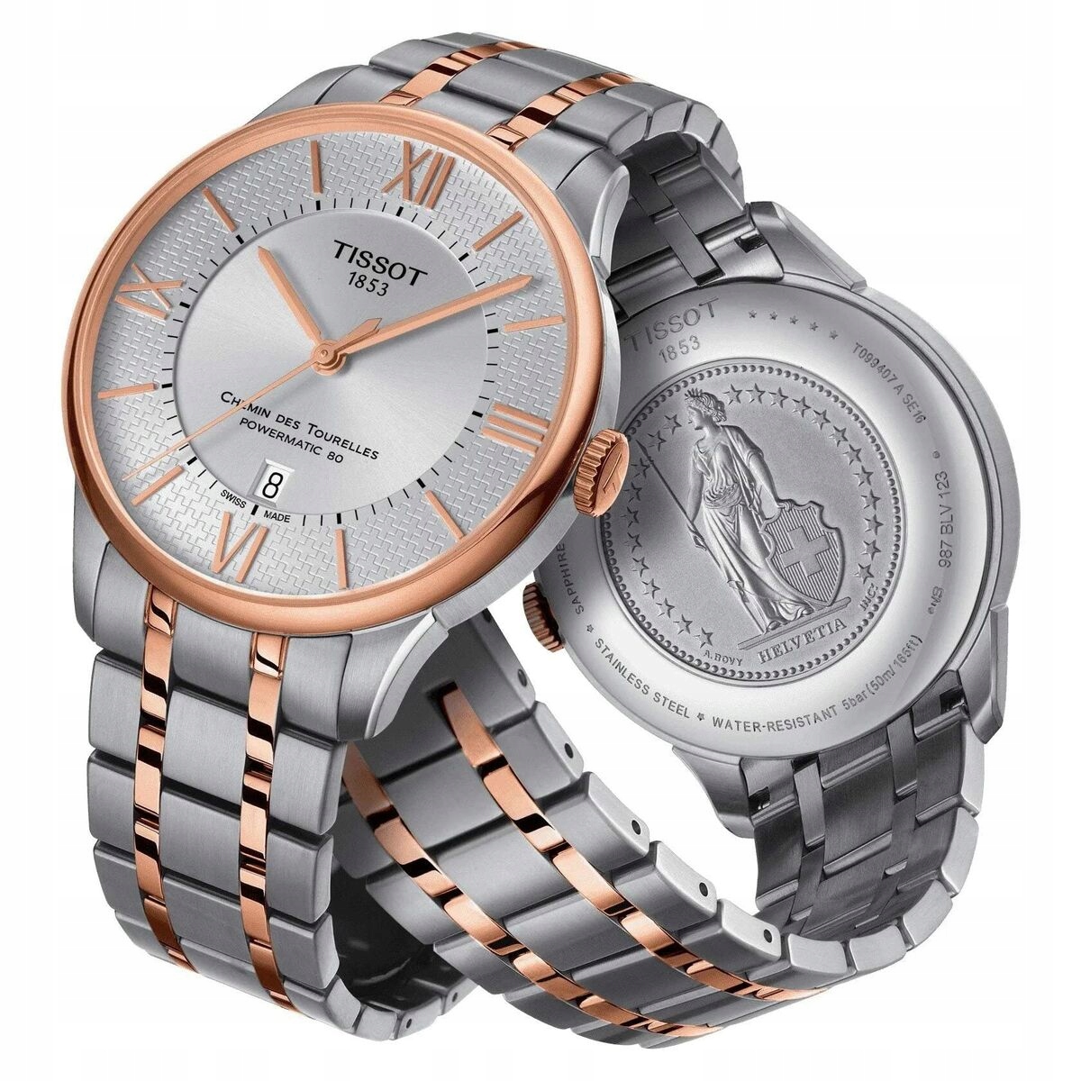 Zegarek męski Tissot Chemin Des Tourelles T09940722080 – Elegancja i nowoczesność