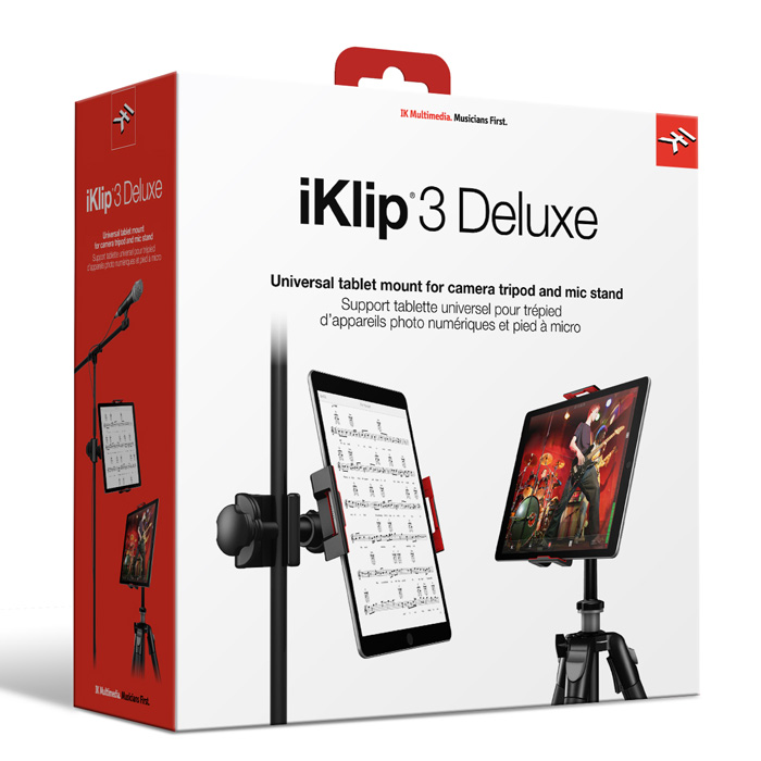IK iKlip 3 Deluxe – Uniwersalny uchwyt do tabletów dla artystów