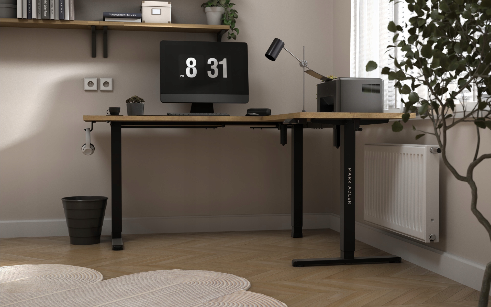 Stelaż elektryczny Mark Adler Xeno 7.6 – Komfort i ergonomia w biurze