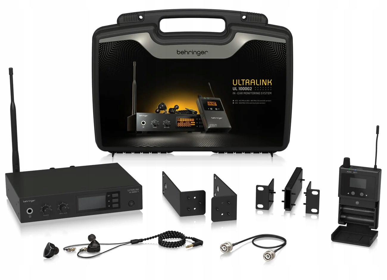 Odsłuch bezprzewodowy IEM UHF Behringer UL 1000G2 – Profesjonalny system monitorowy