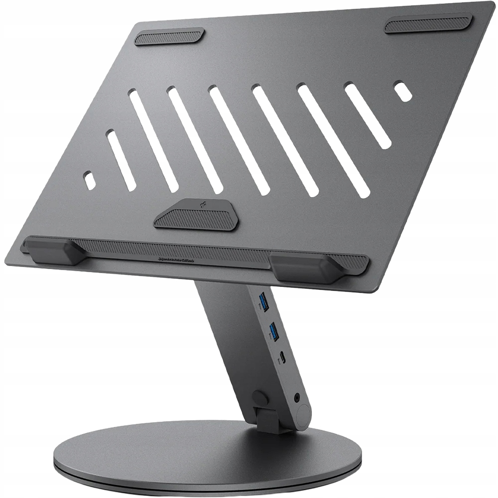 Spigen LD204H Laptop Stand Hub – Ergonomiczna podstawka z hubem 6 w 1