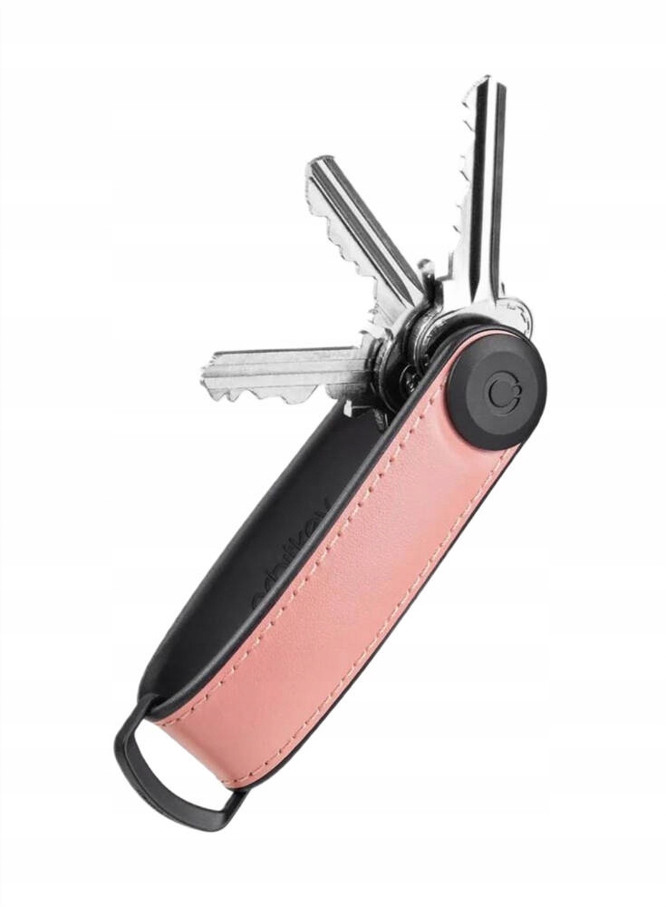 Orbitkey Hybrid Leather Key Organiser – Eleganckie etui na klucze w pastelowym różu